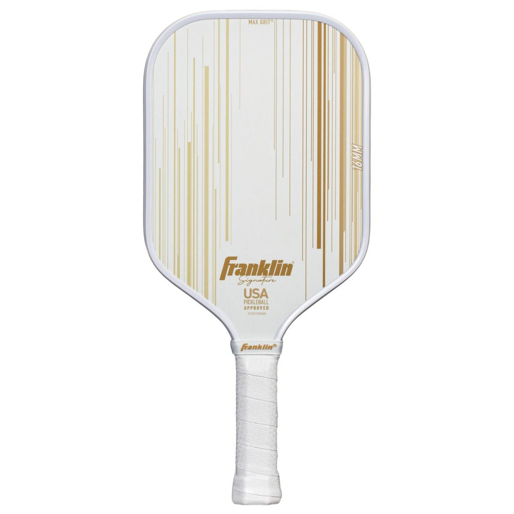 Franklin Signature Pro 13mm 職業賽事級匹克球拍｜MaxGrit™ 專利咬球科技（16.5" 加長拍身、5.6" 雙手長握把、13mm 極速爆發動力）