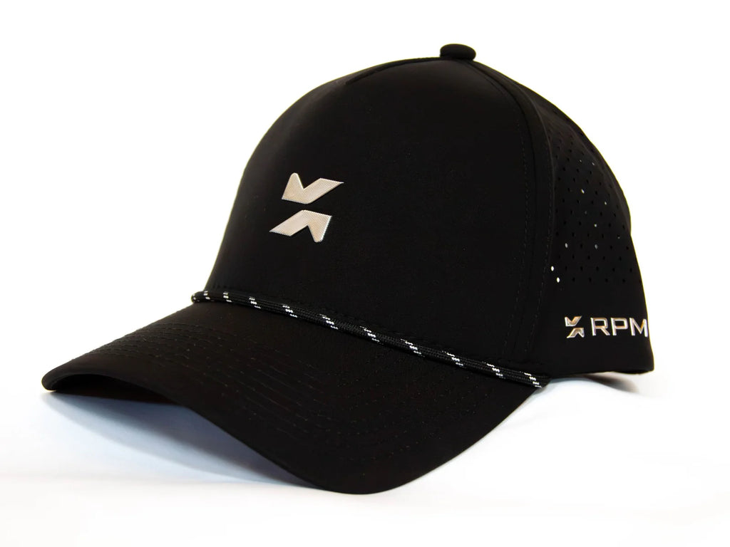 RPM Signature Hat｜專業運動機能老帽（經典純黑限定版、吸濕排汗、高效透氣）