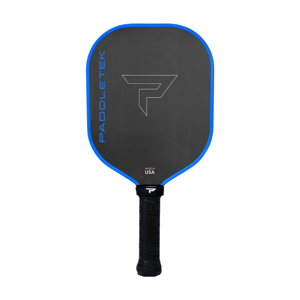 Paddletek Bantam ESQ-C 專業級碳纖維球拍｜PT-700 單向裸碳面材（5.5" 雙手長握把、全域極致甜蜜點，12.7mm 出球 / 14.3mm 控球）