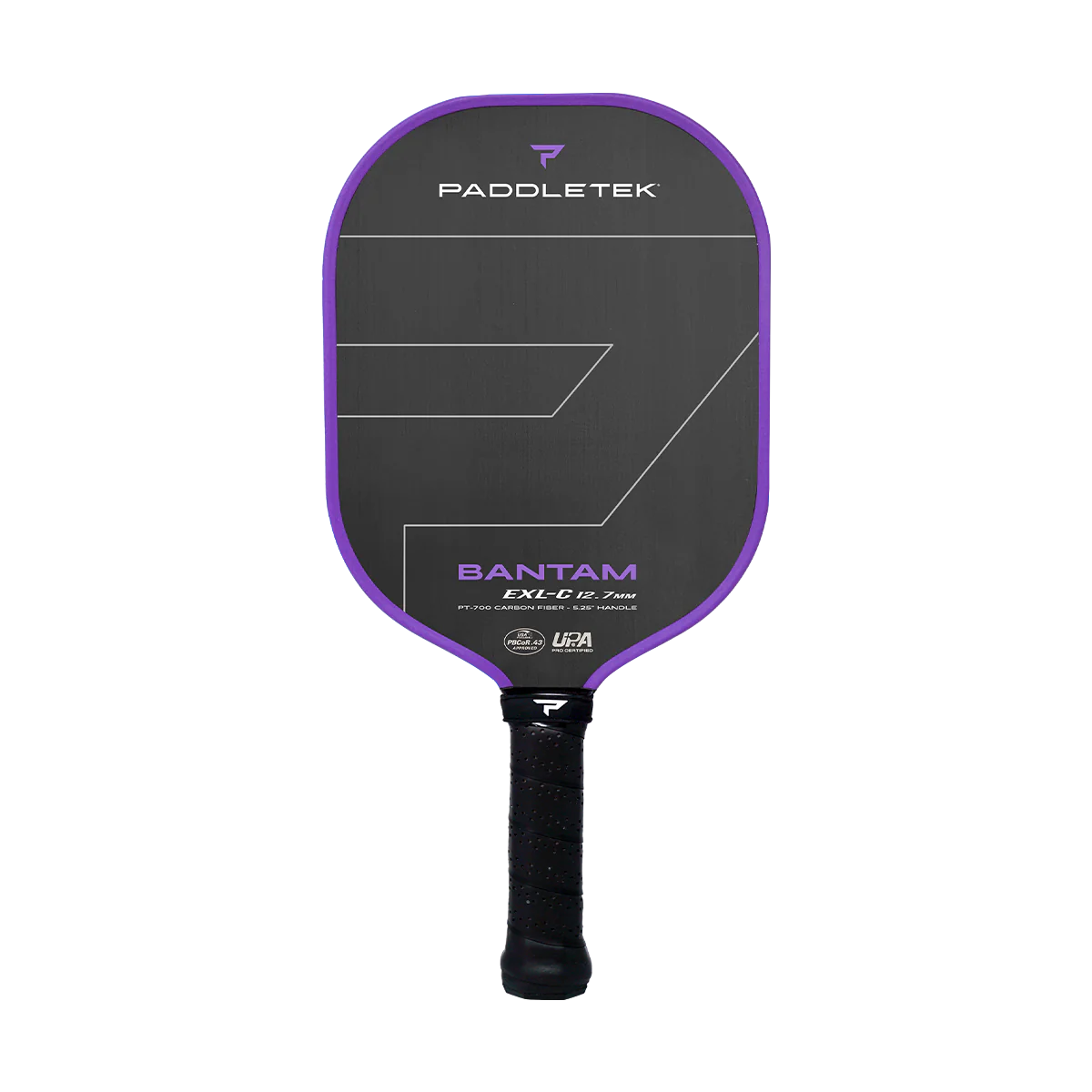 Paddletek Bantam EXL-C 專業級碳纖維球拍｜經典寬面全能戰神（紫色限定版、12.7mm 動力型 / 14.3mm 控制型任選）