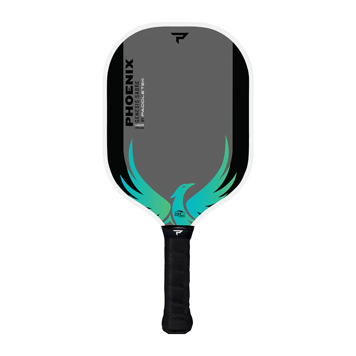Paddletek Phoenix Sabre Carbon 14mm｜加長型原生碳纖維球拍（超遠覆蓋射程、頂級 PT-700 裸碳、爆發力與高旋轉超值首選）
