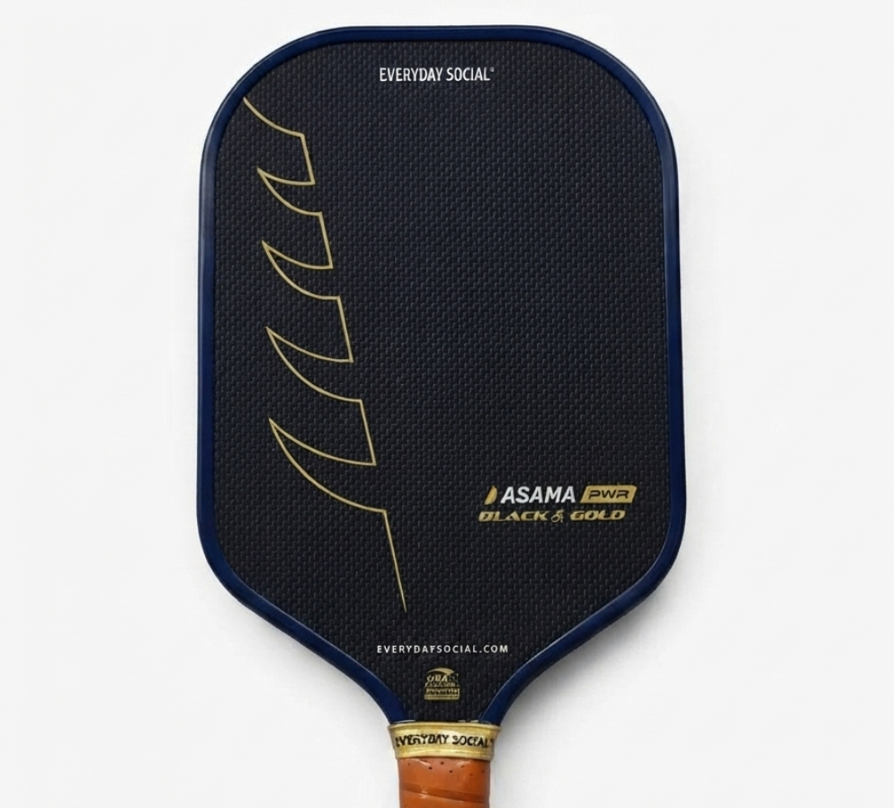 EVERYDAY SOCIAL® ASAMA 18K PWR 限量系列｜旗艦級碳纖維匹克球拍（極致動力、18K 織紋碳纖維、兩色任選）