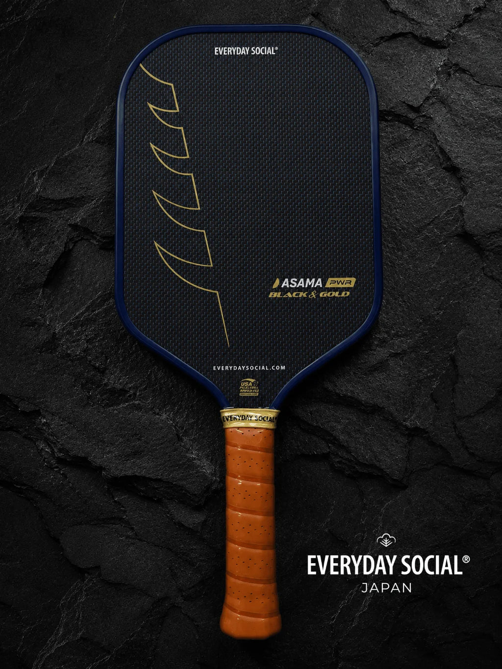 EVERYDAY SOCIAL® ASAMA 18K PWR 限量系列｜旗艦級碳纖維匹克球拍（極致動力、18K 織紋碳纖維、兩色任選）
