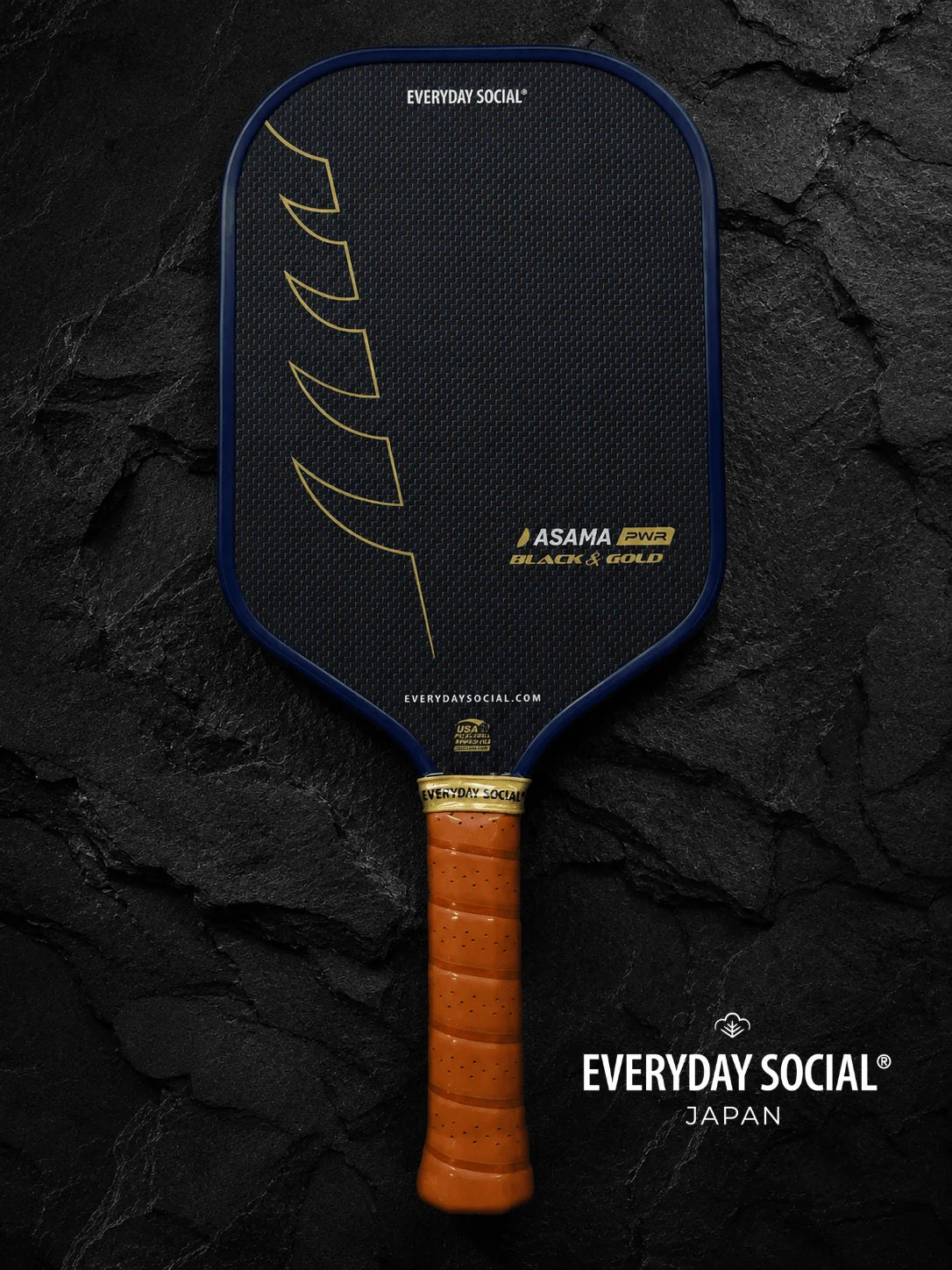 EVERYDAY SOCIAL® ASAMA 18K PWR 限量系列｜旗艦級碳纖維匹克球拍（極致動力、18K 織紋碳纖維、兩色任選）