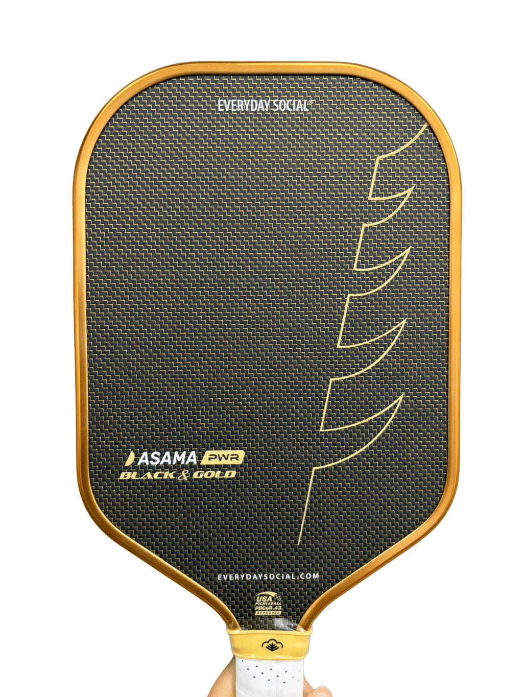 EVERYDAY SOCIAL® ASAMA 18K PWR 限量系列｜旗艦級碳纖維匹克球拍（極致動力、18K 織紋碳纖維、兩色任選）
