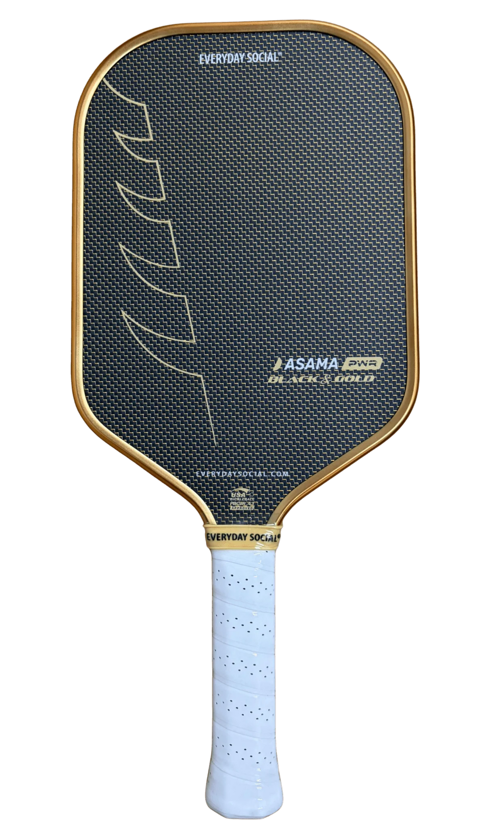 EVERYDAY SOCIAL® ASAMA 18K PWR 限量系列｜旗艦級碳纖維匹克球拍（極致動力、18K 織紋碳纖維、兩色任選）