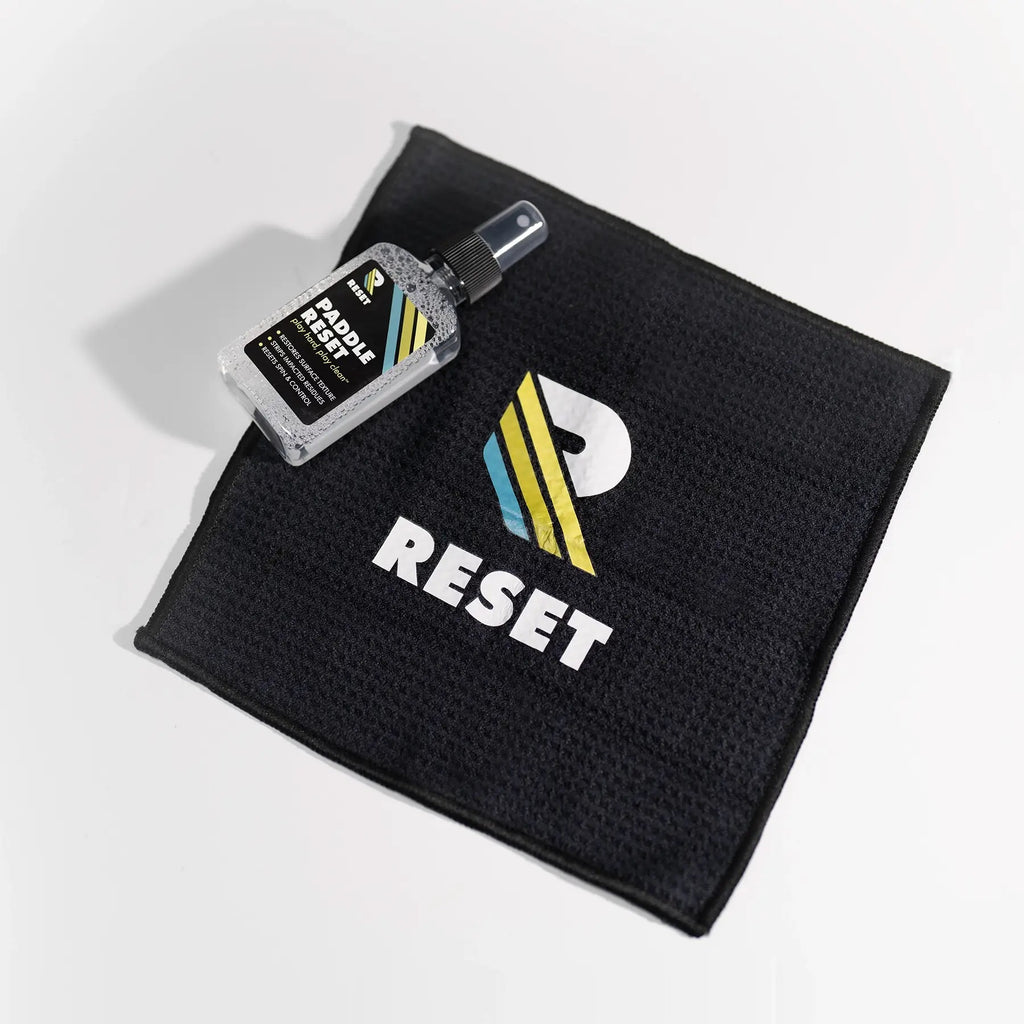 RESET® 專業匹克球拍萬用清潔套組｜PPA Tour 官方指定拍面修復品牌（噴劑＋擦拭布）