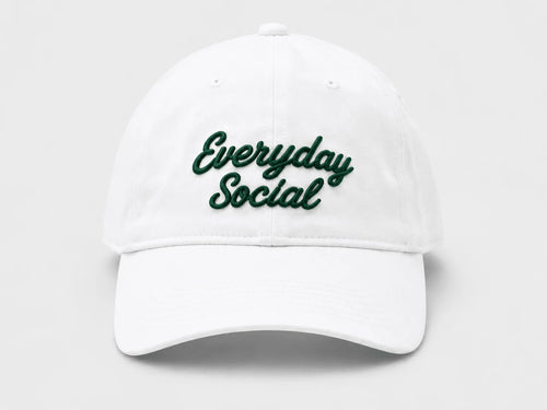 Everyday Social Signature Performance Hat 機能運動帽｜超輕量透氣快乾、防眩光止汗帶（海軍藍 Navy / 極致白 White 多色可選）