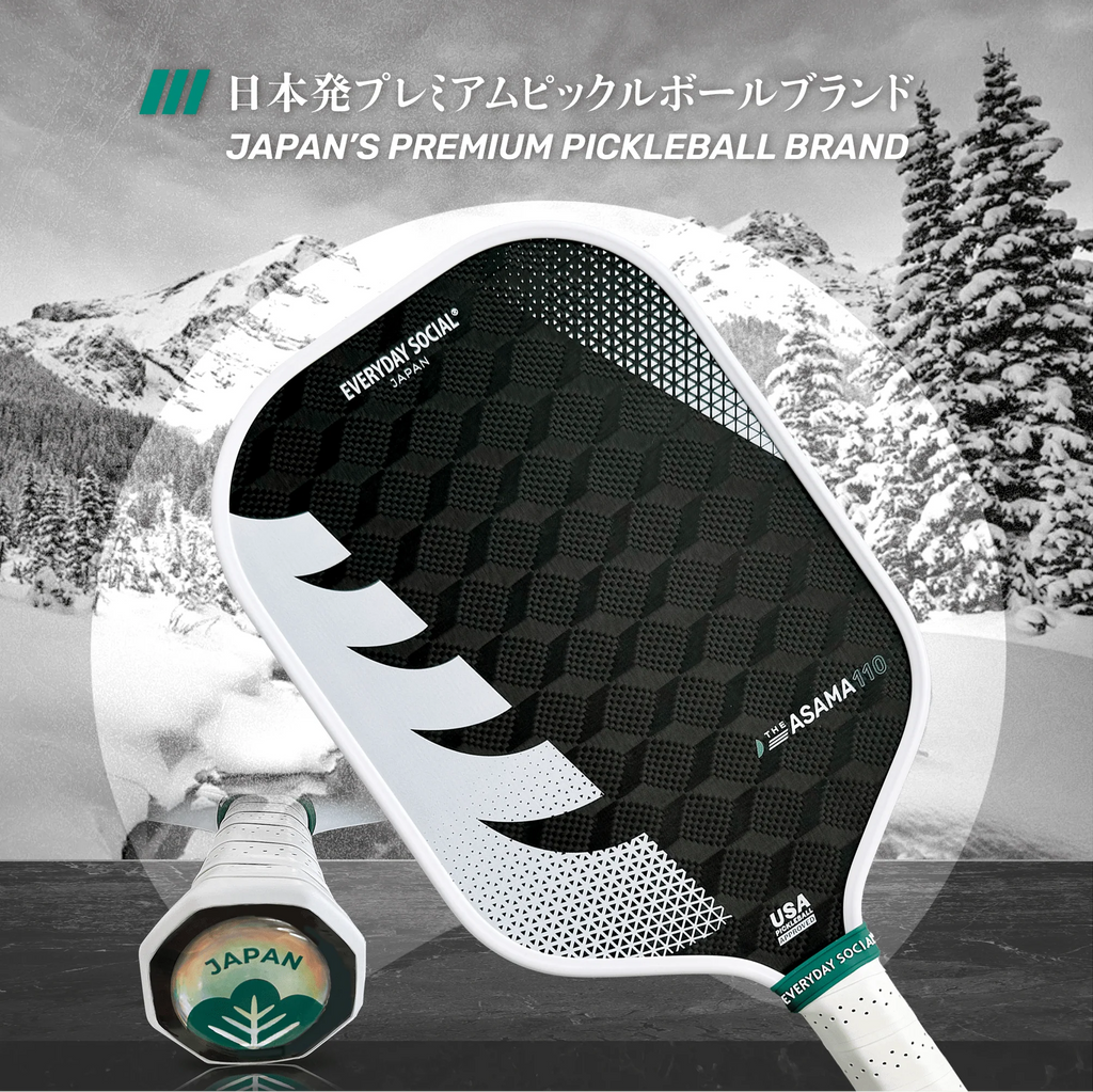EVERYDAY SOCIAL® ASAMA 110 18K Carbon｜16mm 頂級編織碳纖維專業匹克球拍